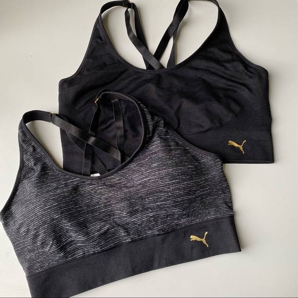 Puma Other - Puma sports bra bundle black gray XL